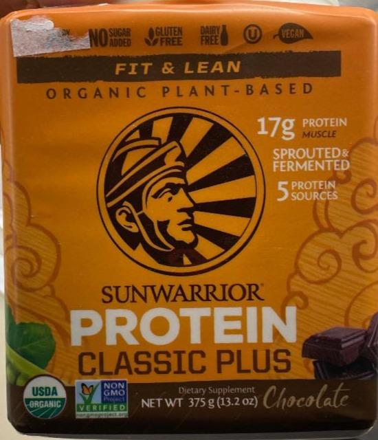Fotografie - Organic Protein Classic Plus Chocolate Sunwarrior