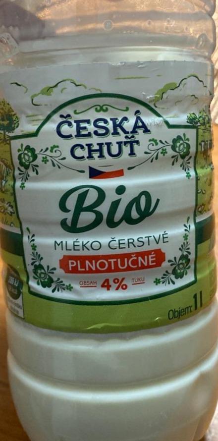 Fotografie - bio mléko čerstvé plnotučné Česká chuť
