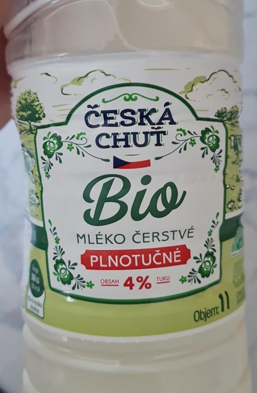 Fotografie - Bio mléko čerstvé plnotučné 4% tuku Česká chuť