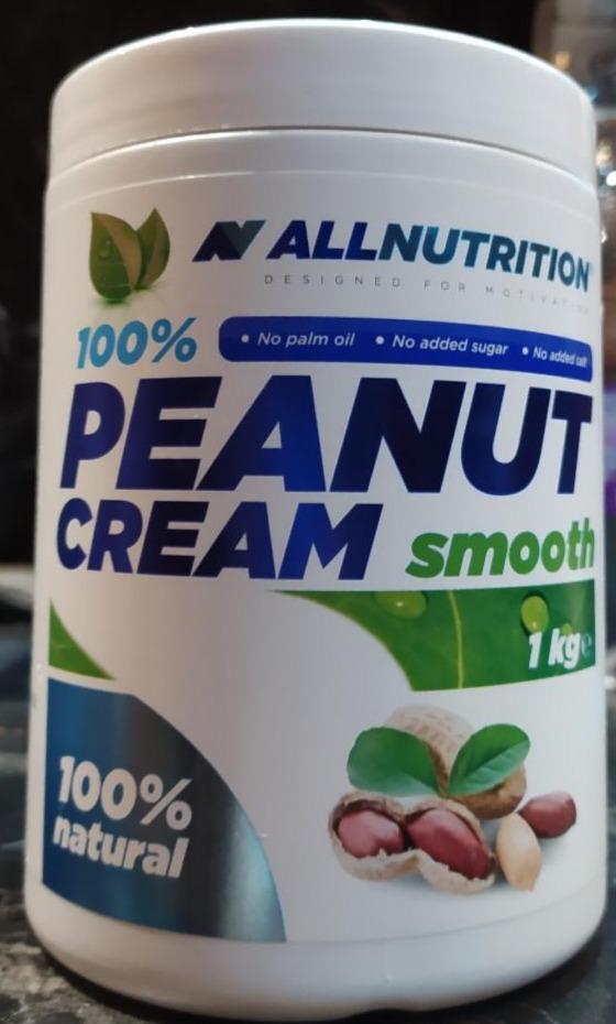 Fotografie - 100% Peanut cream smooth Allnutrition