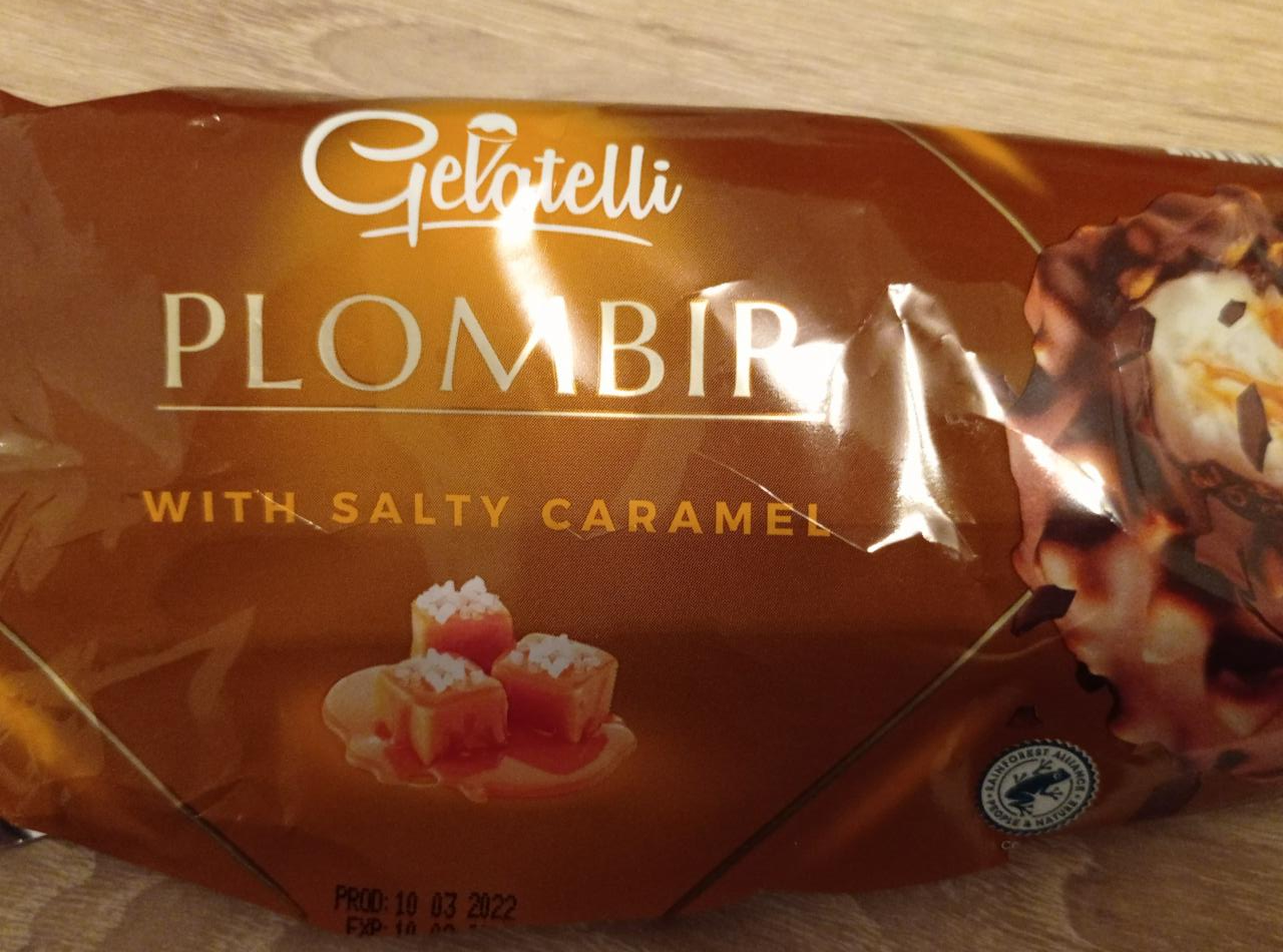 Fotografie - Plombir with Salty caramel Gelatelli