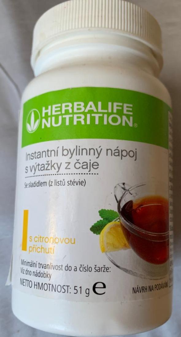 Fotografie - Instantní bylinný nápoj s výtažky z čaje s citrónovou příchutí Herbalife Nutrition