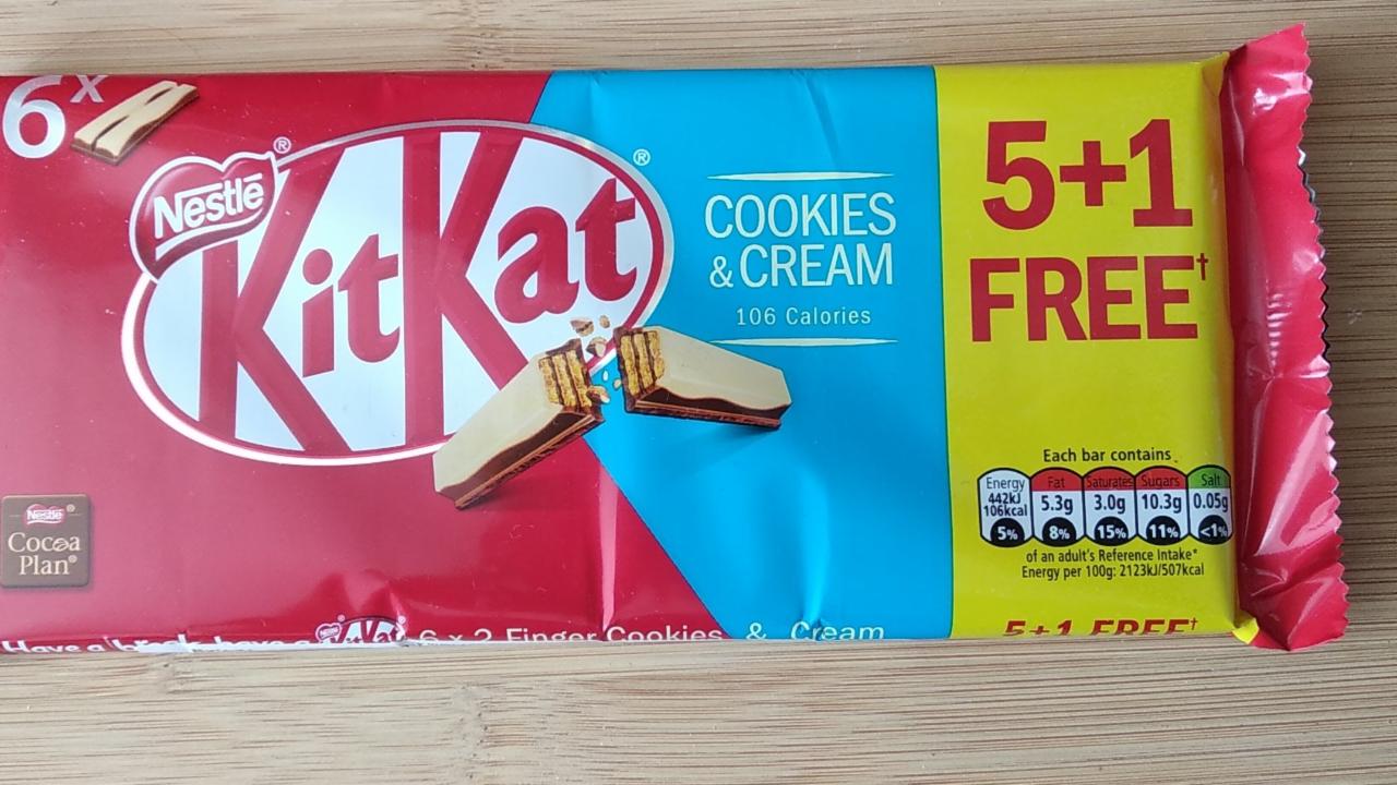 Fotografie - KitKat cookies & cream