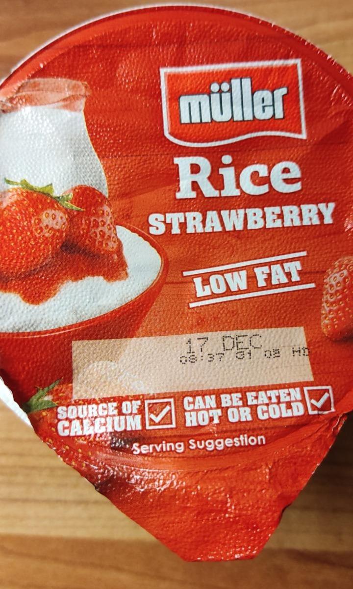 Fotografie - Rice Low Fat Strawberry Müller
