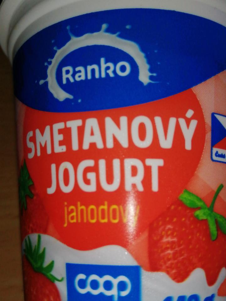 Fotografie - Smetanový jogurt jahodový Ranko
