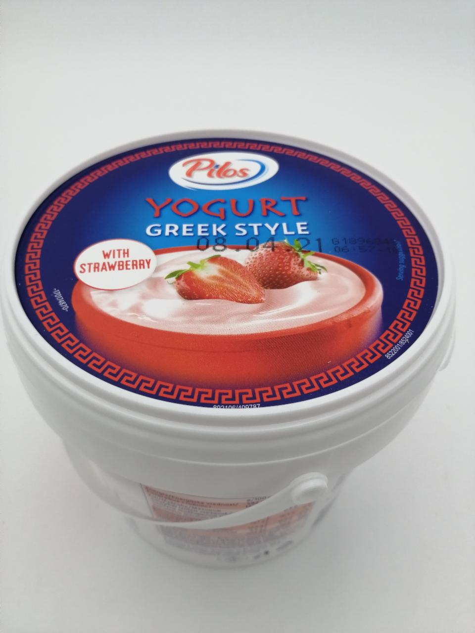 Fotografie - Milbona greek style yogurts strawberry