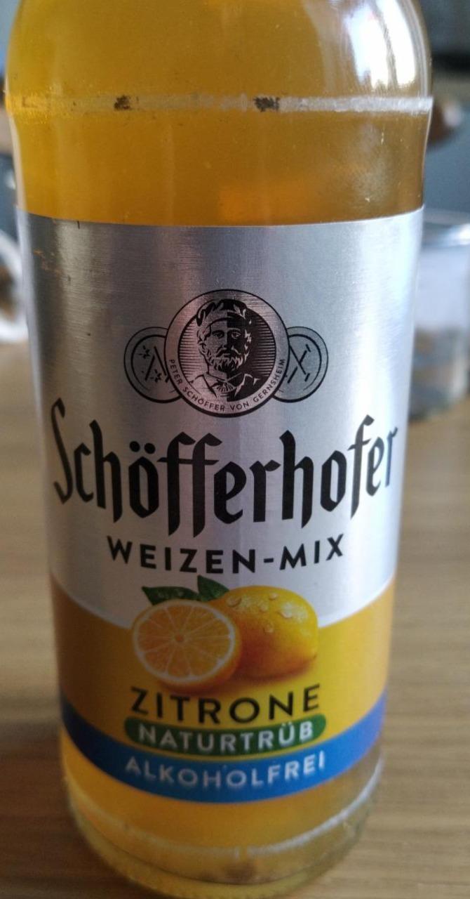 Fotografie - Weizen-Mix Zitrone alkoholfrei Schöfferhofer