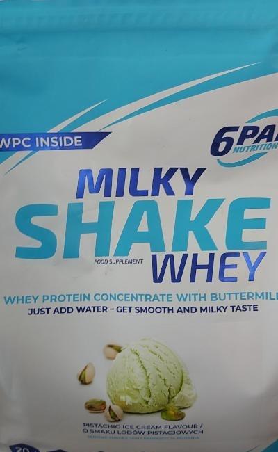 Fotografie - Milky Shake Whey Pistachio ice cream 6PAK Nutrition