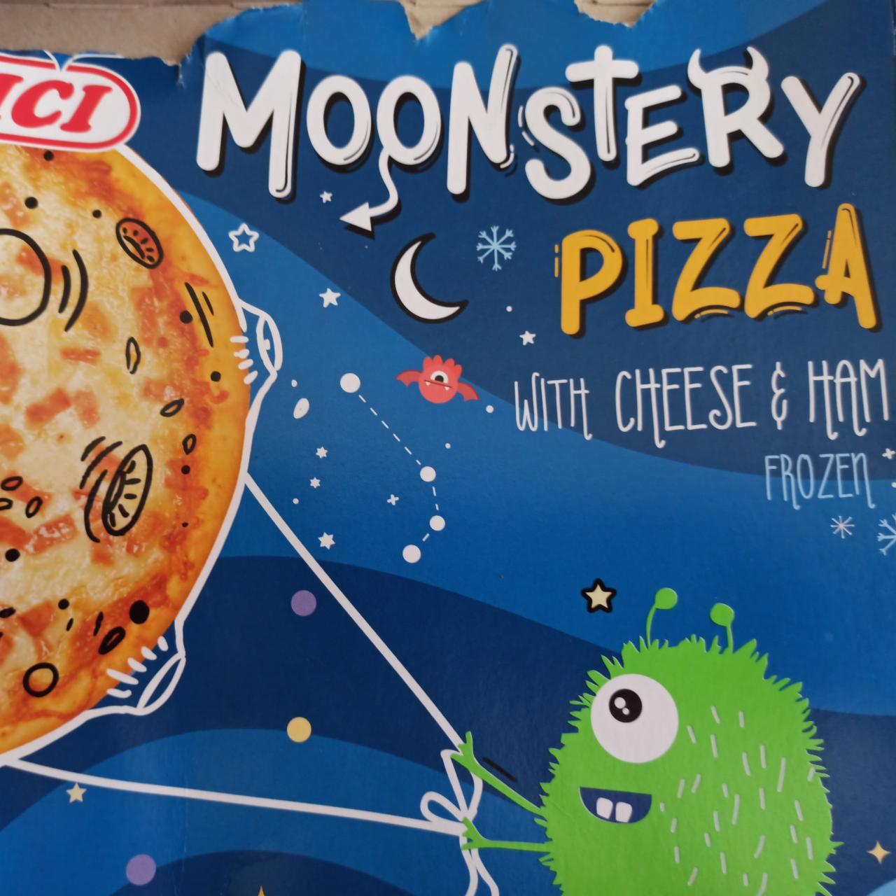 Fotografie - Moonstery pizza with cheee & ham Vici