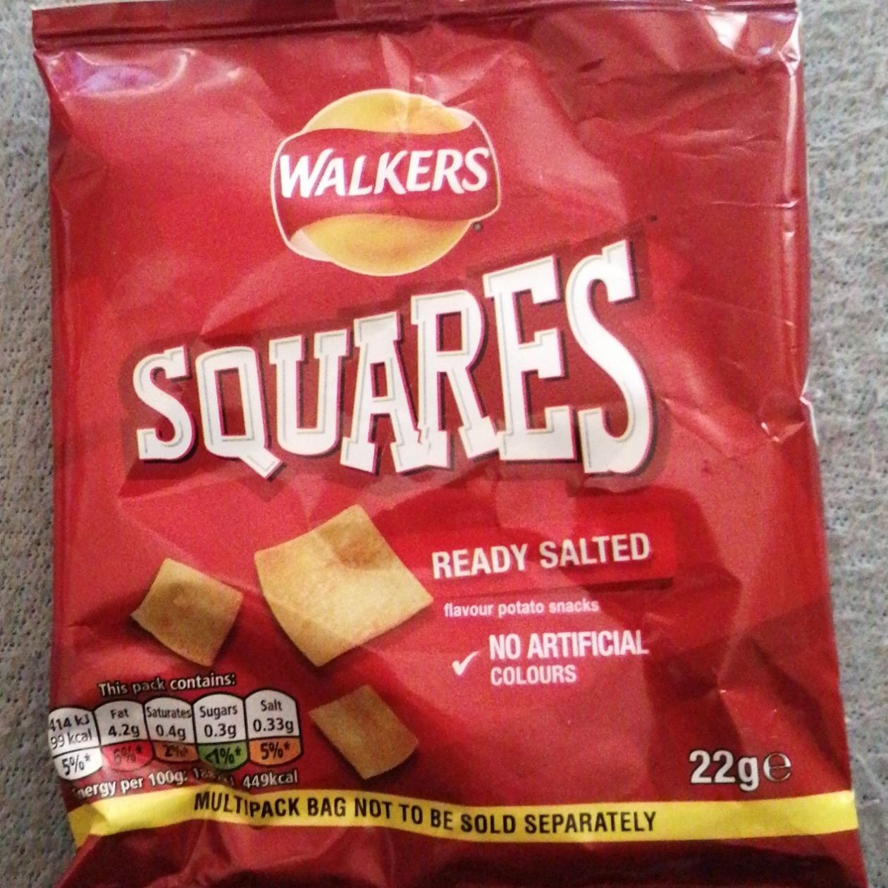 Fotografie - Squares Ready Salted Walkers
