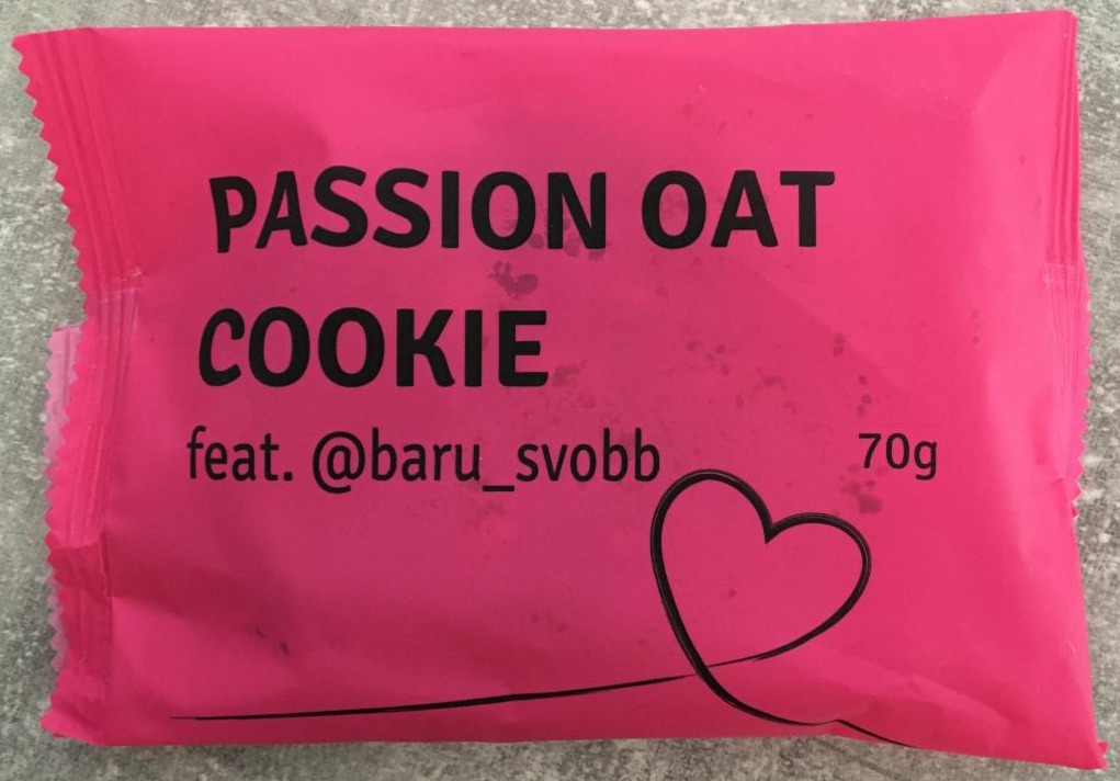 Fotografie - Passion oat cookie feat. @baru_svobb