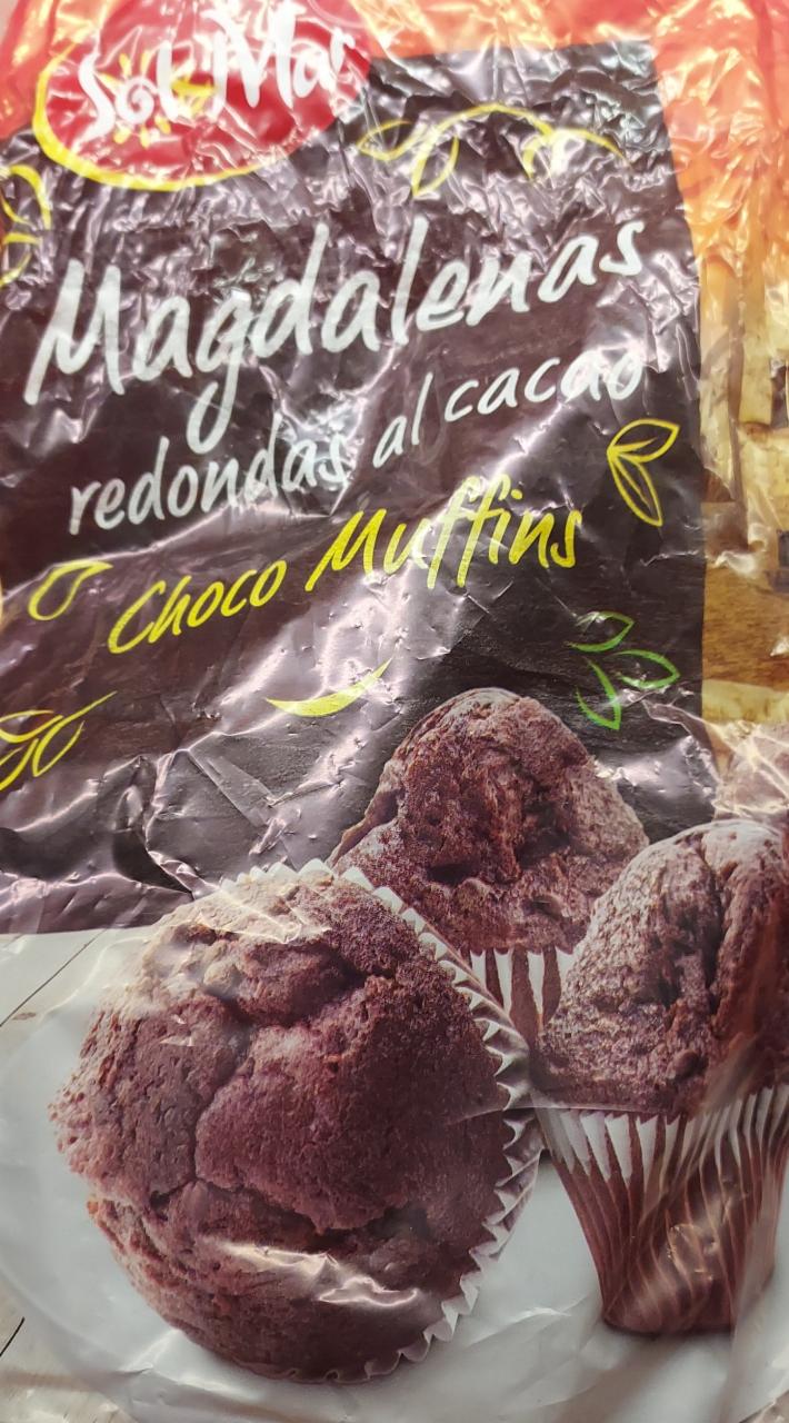 Fotografie - Magdalenas redondas al cacao Choco Muffins Sol&Mar