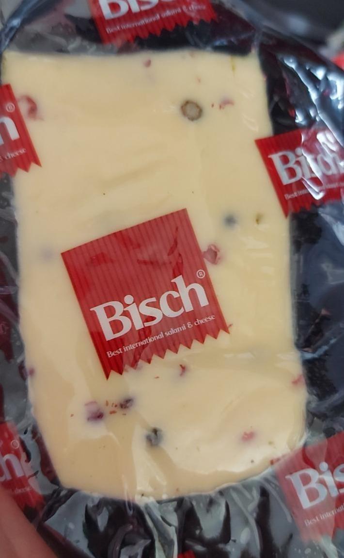 Fotografie - polotvrdý sýr s pepřem 50% Bisch