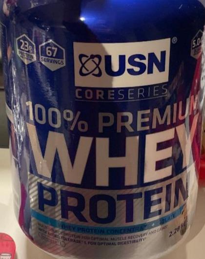 Fotografie - 100% Premium Whey protein Cookies & Cream USN