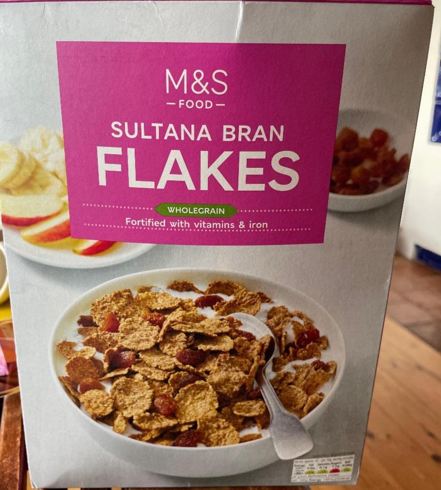 Fotografie - Sultana Bran Flakes Wholegrain M&S Food