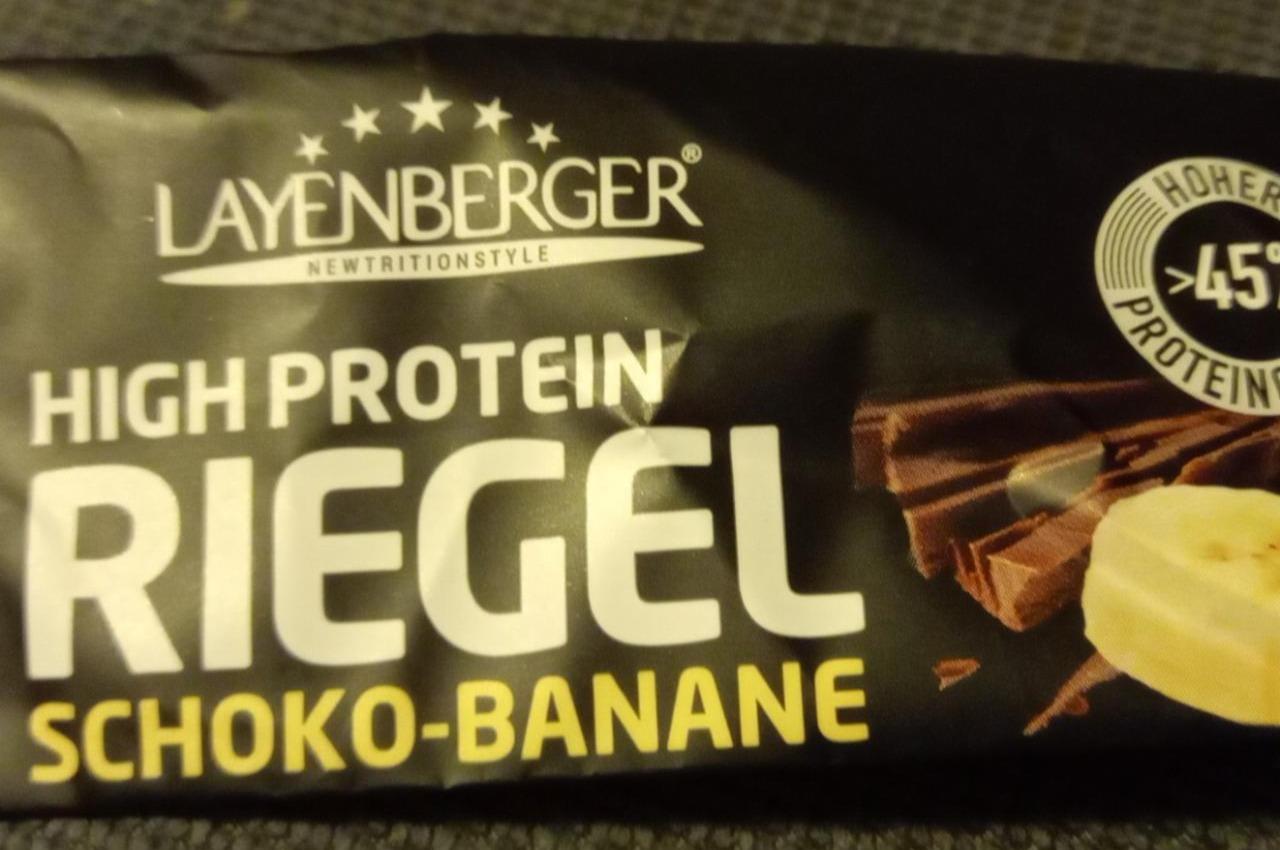 Fotografie - High Protein Riegel Schoko-Banane Layenberger