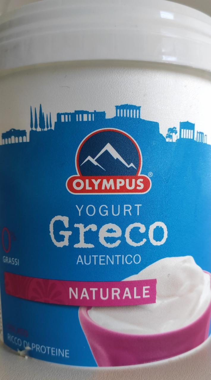 Fotografie - Authentic Greek Yogurt Natural 0% fat Olympus