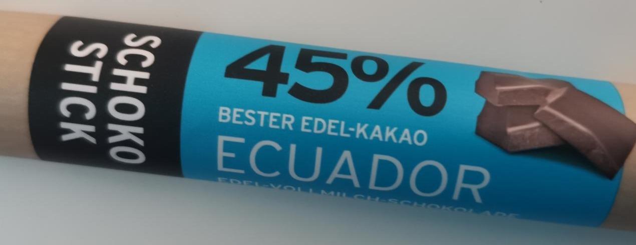 Fotografie - Schoko Sticks Ecuador 45% Tchibo