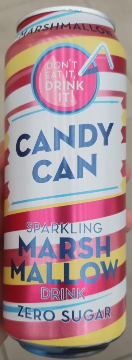 Fotografie - Sparkling Marshmallow Drink Zero Sugar Candy Can