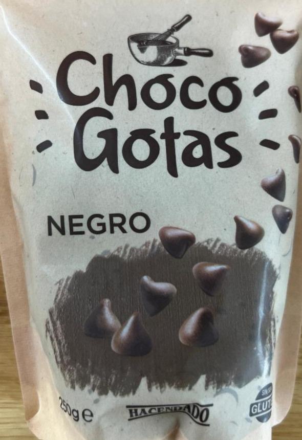 Fotografie - Choco Gotas Negro Hacendado