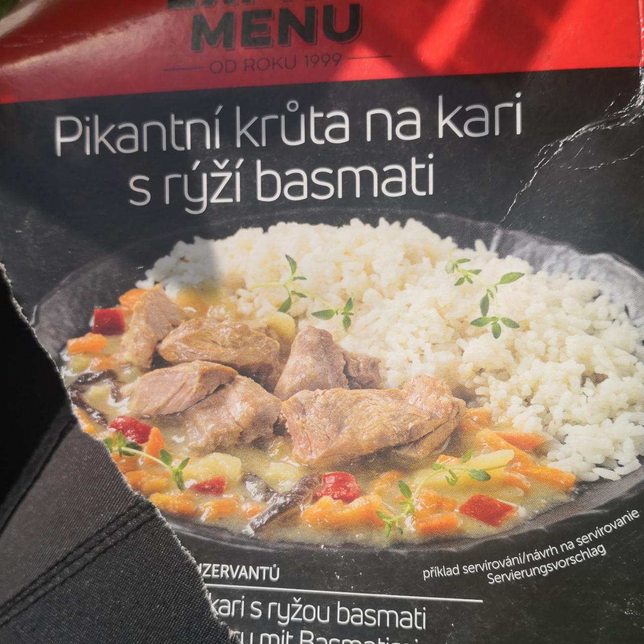Fotografie - Pikantní krůta na kari s rýží basmati Expres menu