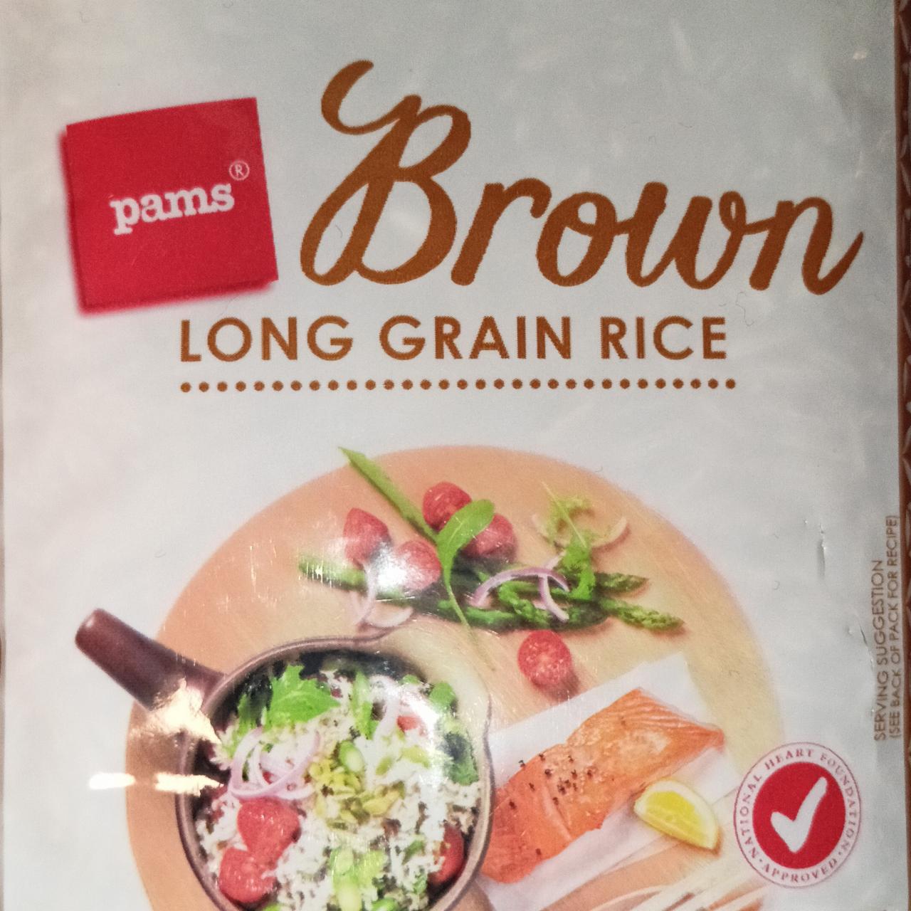 Fotografie - Brown Long Grain Rice Pams