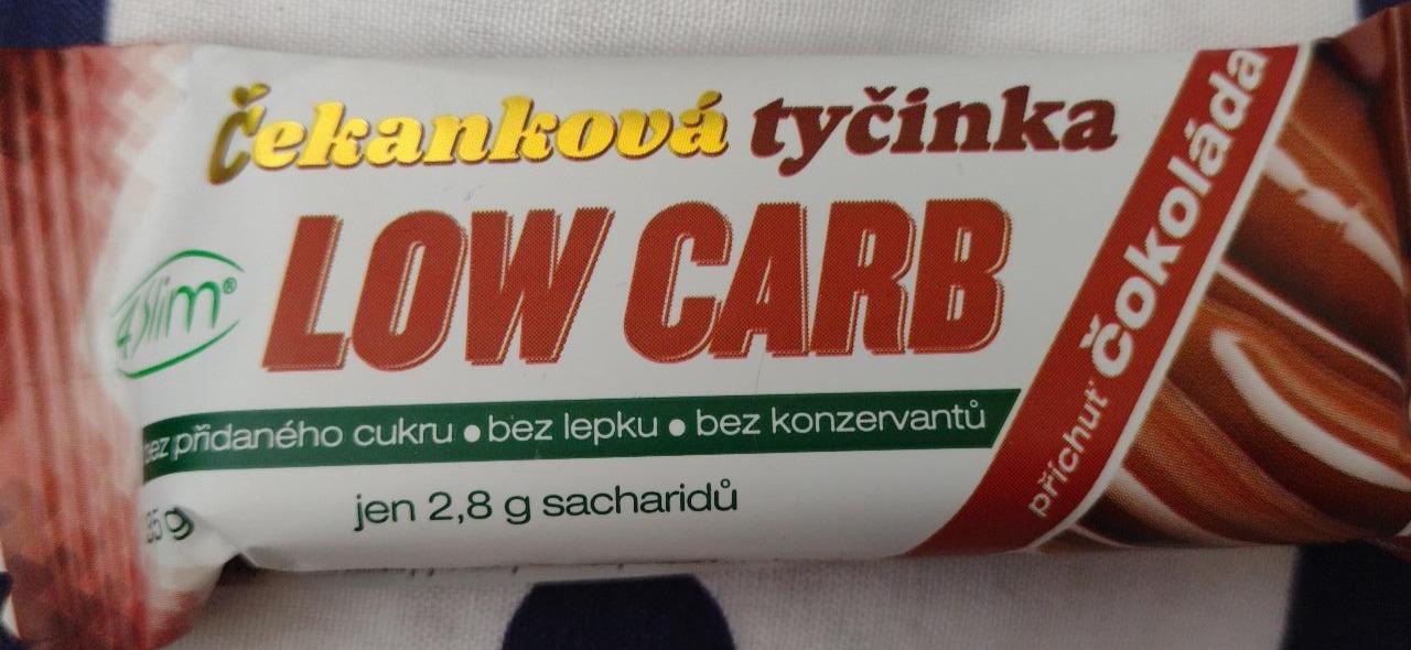 Fotografie - Čekanková tyčinka Low Carb čokoláda 4Slim