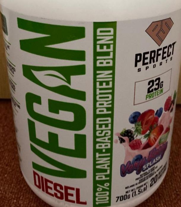 Fotografie - Diesel Vegan protein Very Berry Splash Perfect Sports