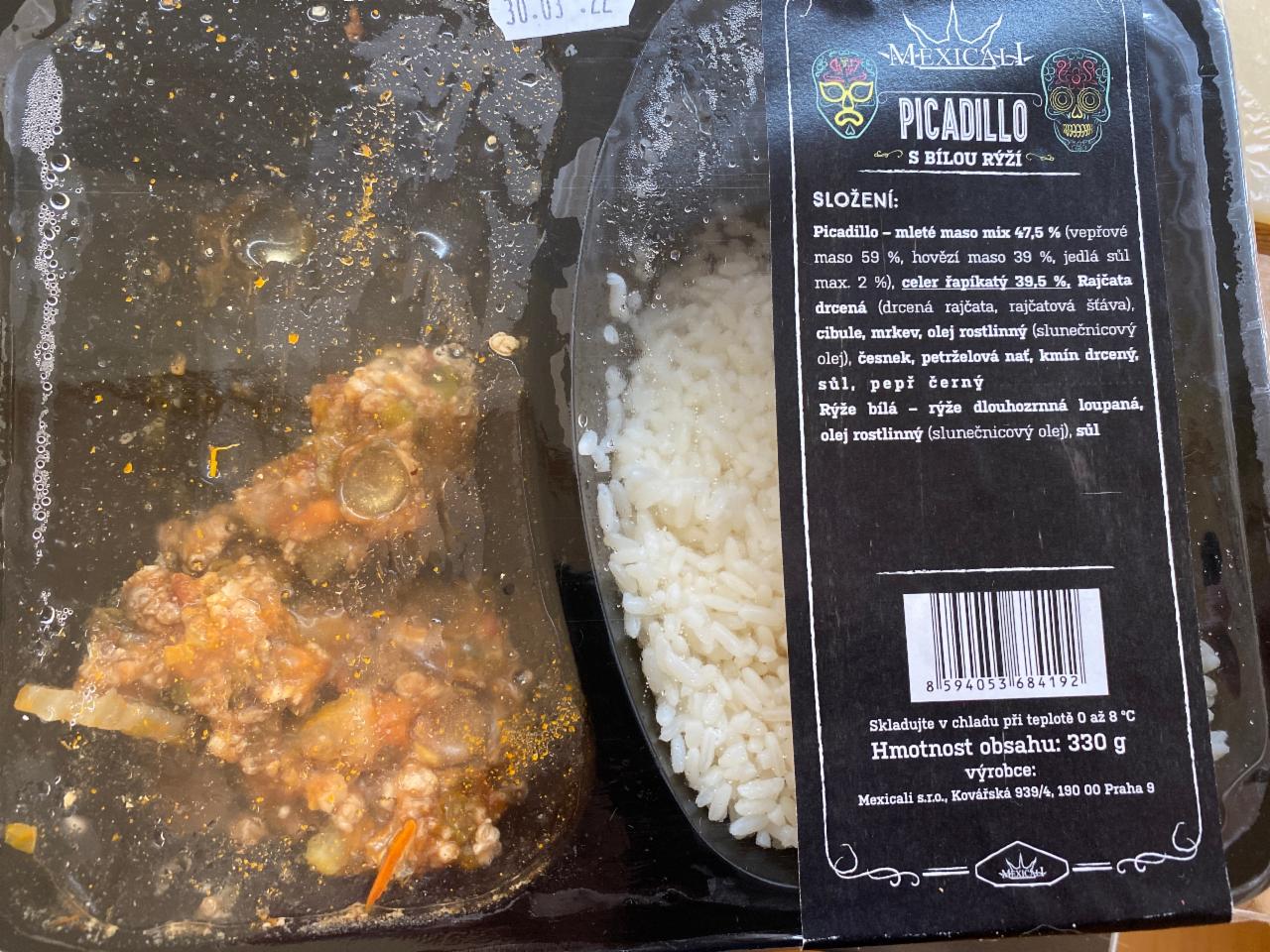 Fotografie - Picadillo s bílou rýží Mexicali