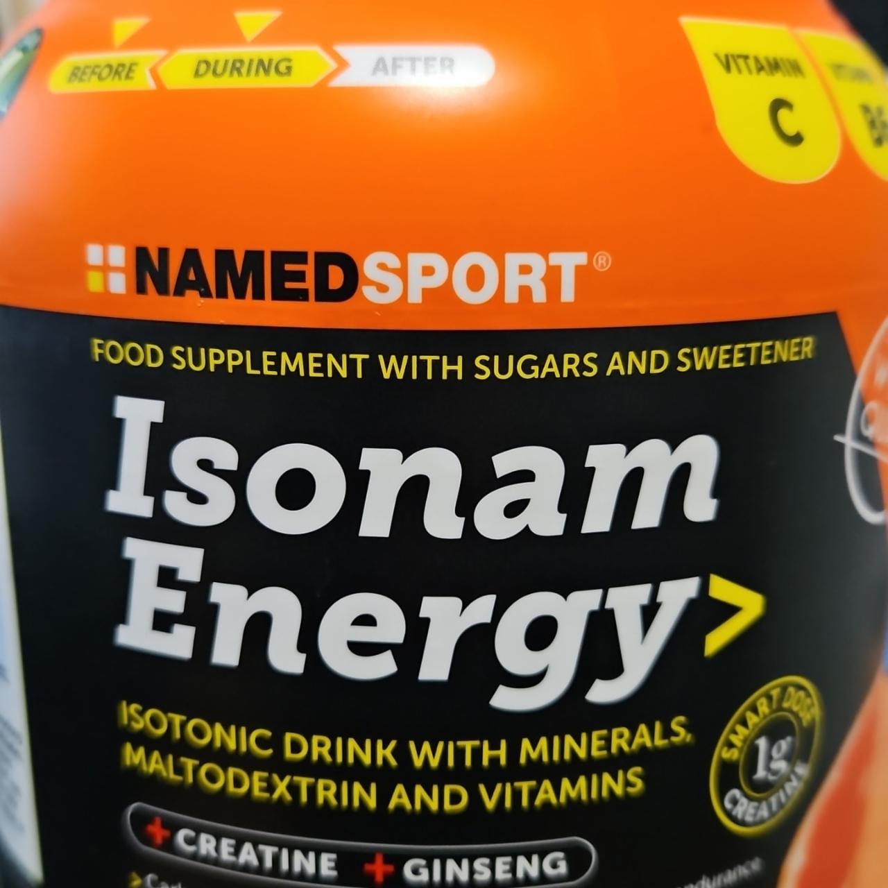 Fotografie - Isonam Energy Orange NamedSport
