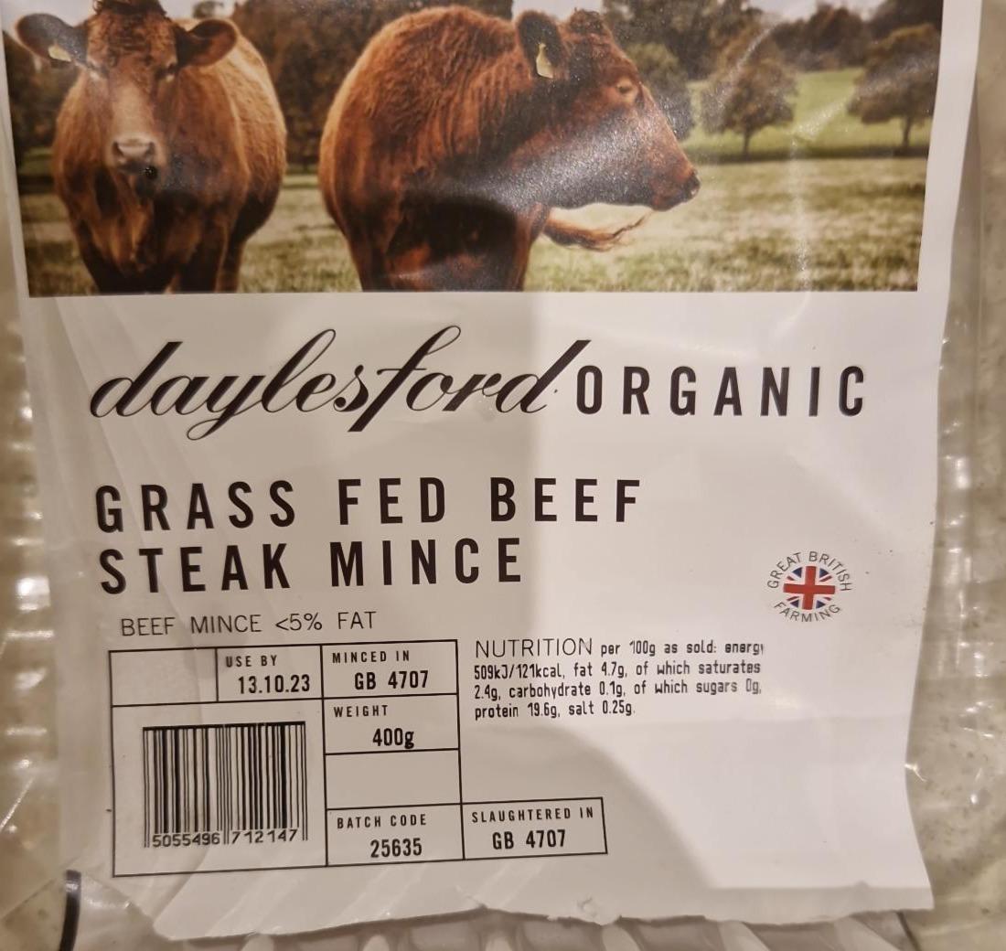 Fotografie - Beef Mince 5% Fat Daylesford Organic