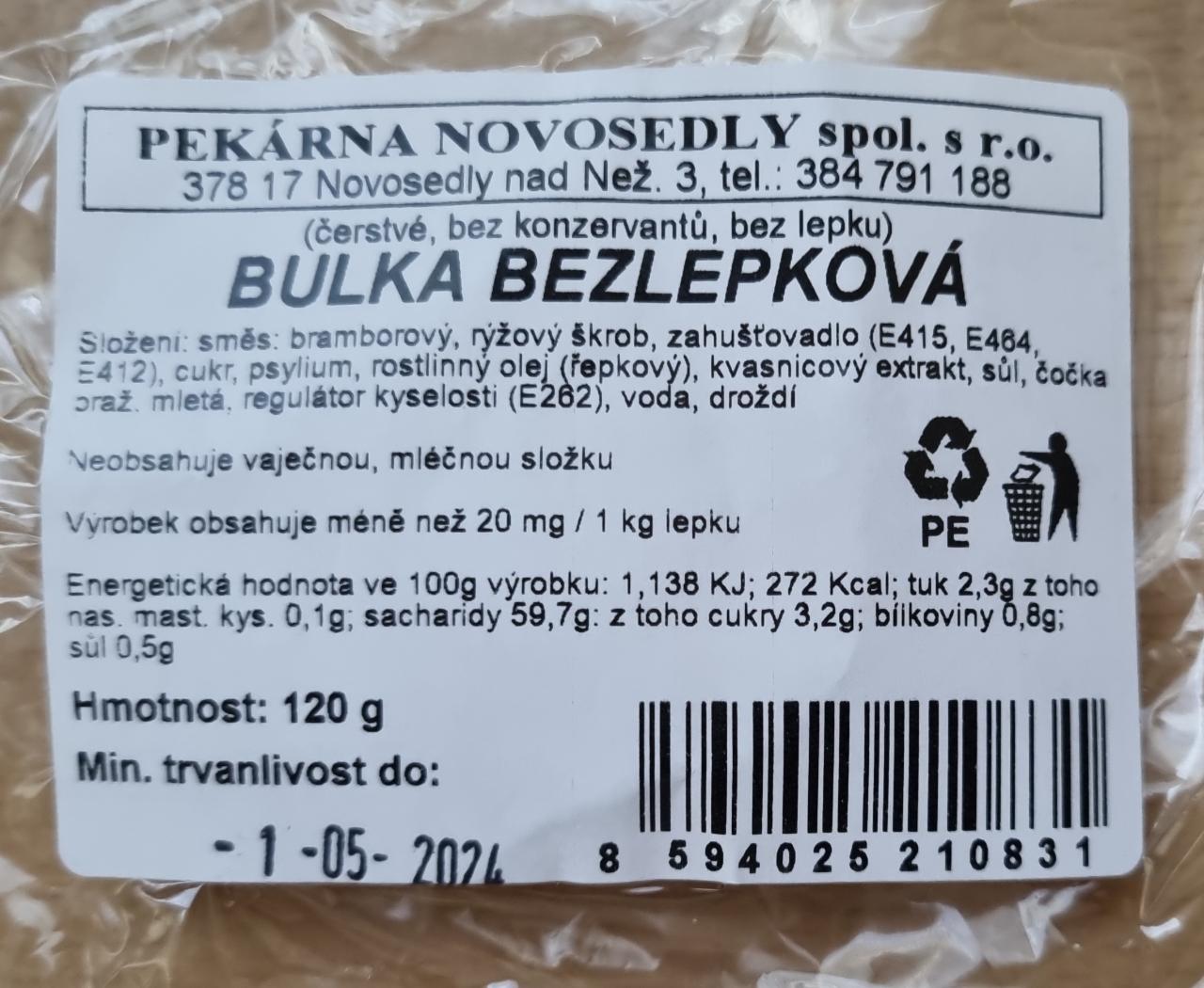 Fotografie - Bulka bezlepková Pekárna Novosedly
