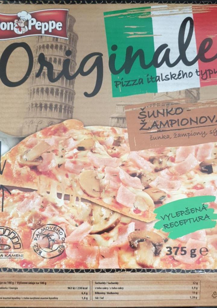Fotografie - Originale pizza Šunko-žampionová Guseppe Don Peppe