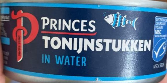 Fotografie - Tunijnstukken in water Princes