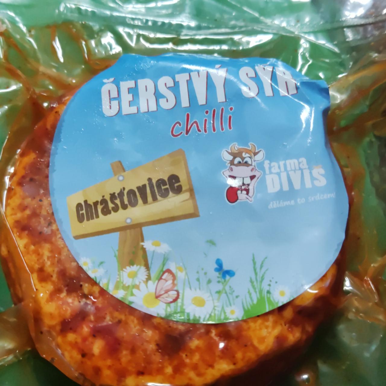 Fotografie - Čerstvý sýr s příchutí chilli Farma Diviš