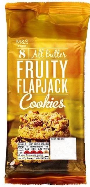 Fotografie - All Butter Fruity Flapjack Cookies M&S Food