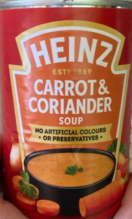Fotografie - Carrot & coriander soup Heinz