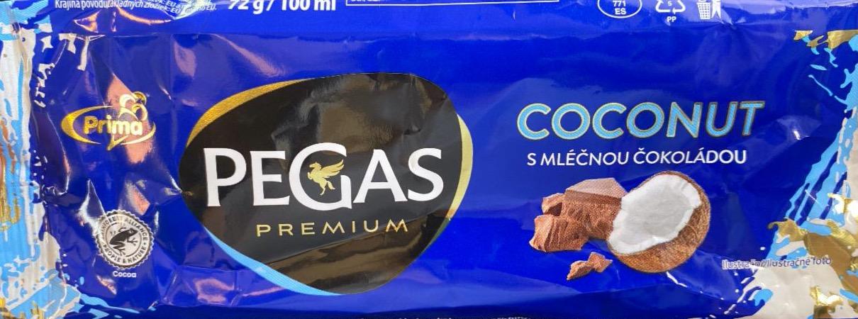 Fotografie - Pegas Premium Coconut s mléčnou čokoládou Prima