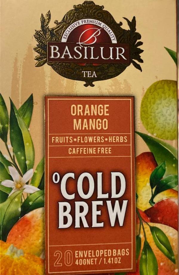 Fotografie - Cold brew Orange mango Basilur