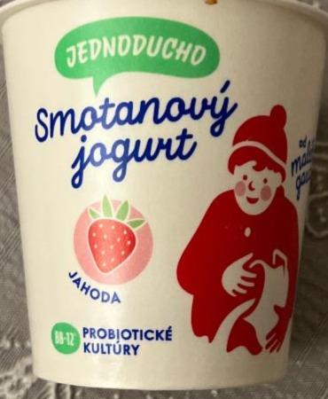 Fotografie - Smotanový jogurt jahoda malý gazda