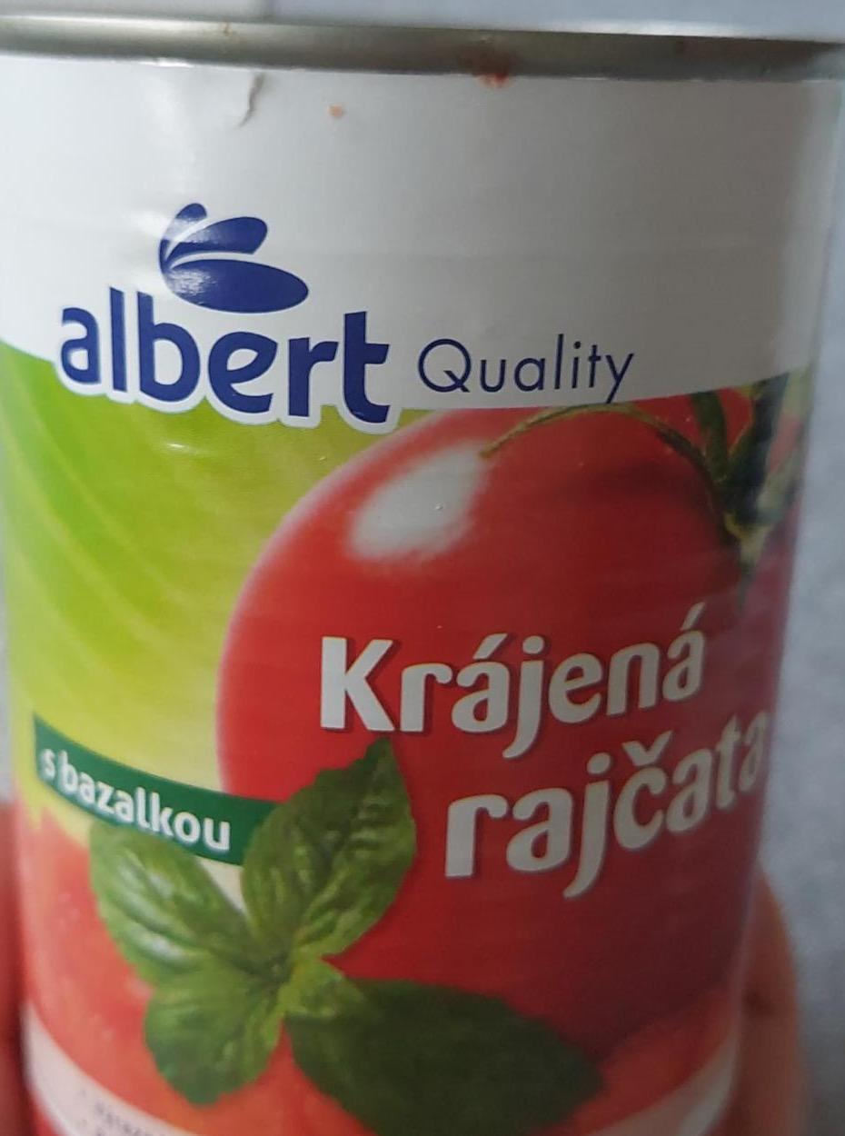 Fotografie - Krájená rajčata s bazalkou Albert Quality