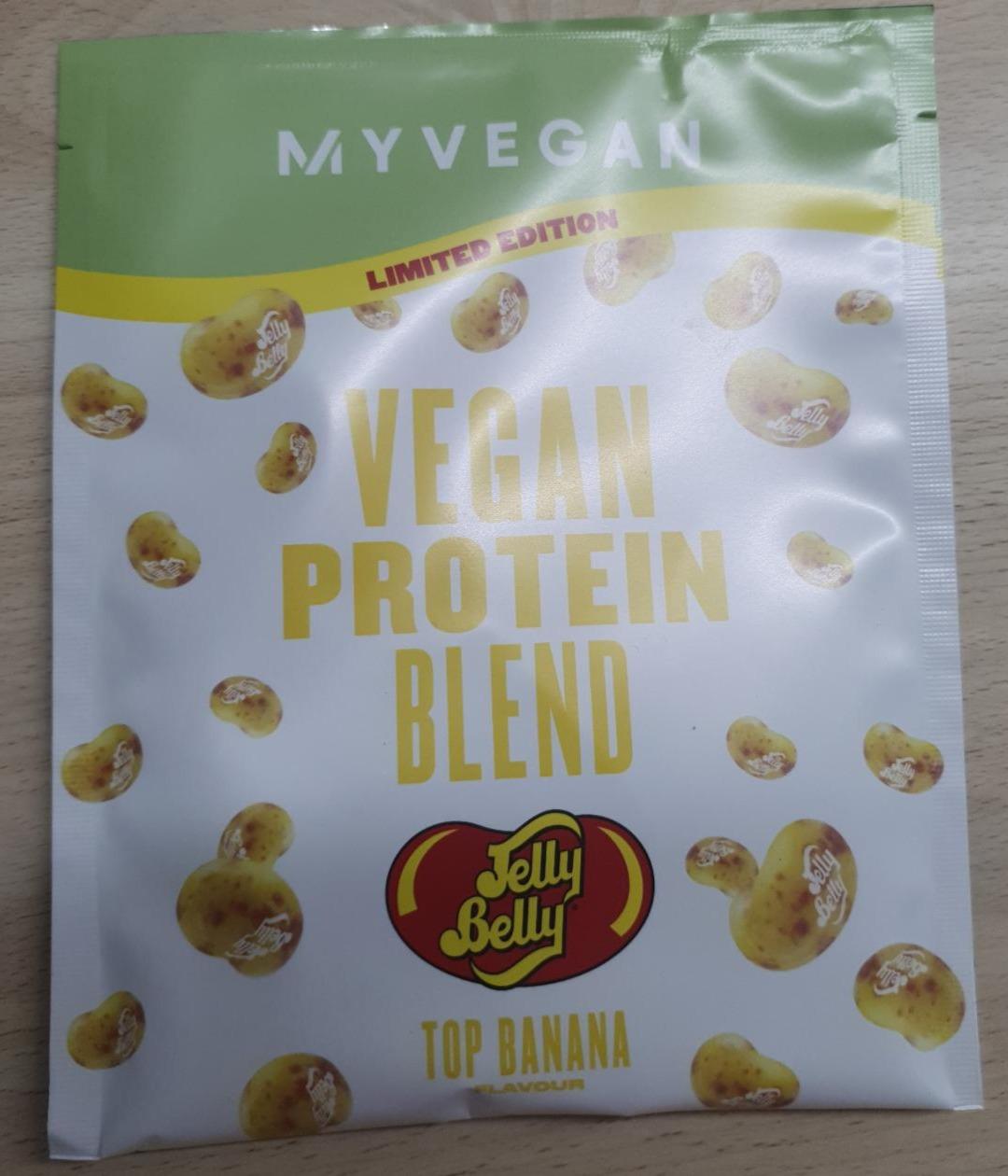 Fotografie - Vegan Protein Blend Jelly Belly Top Banana MyVegan