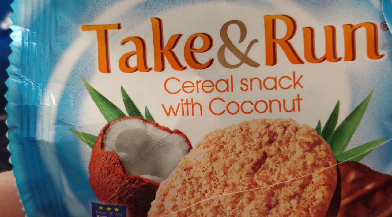 Fotografie - Take&Run cereal snack with Coconut