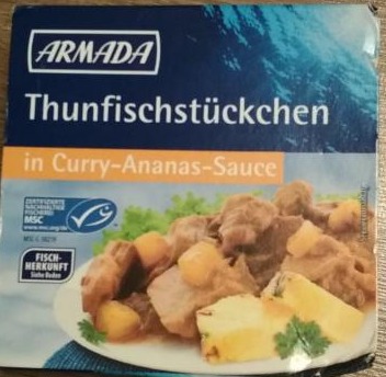 Fotografie - Thunfischstückchen in Curry-Ananas-Sauce Armada