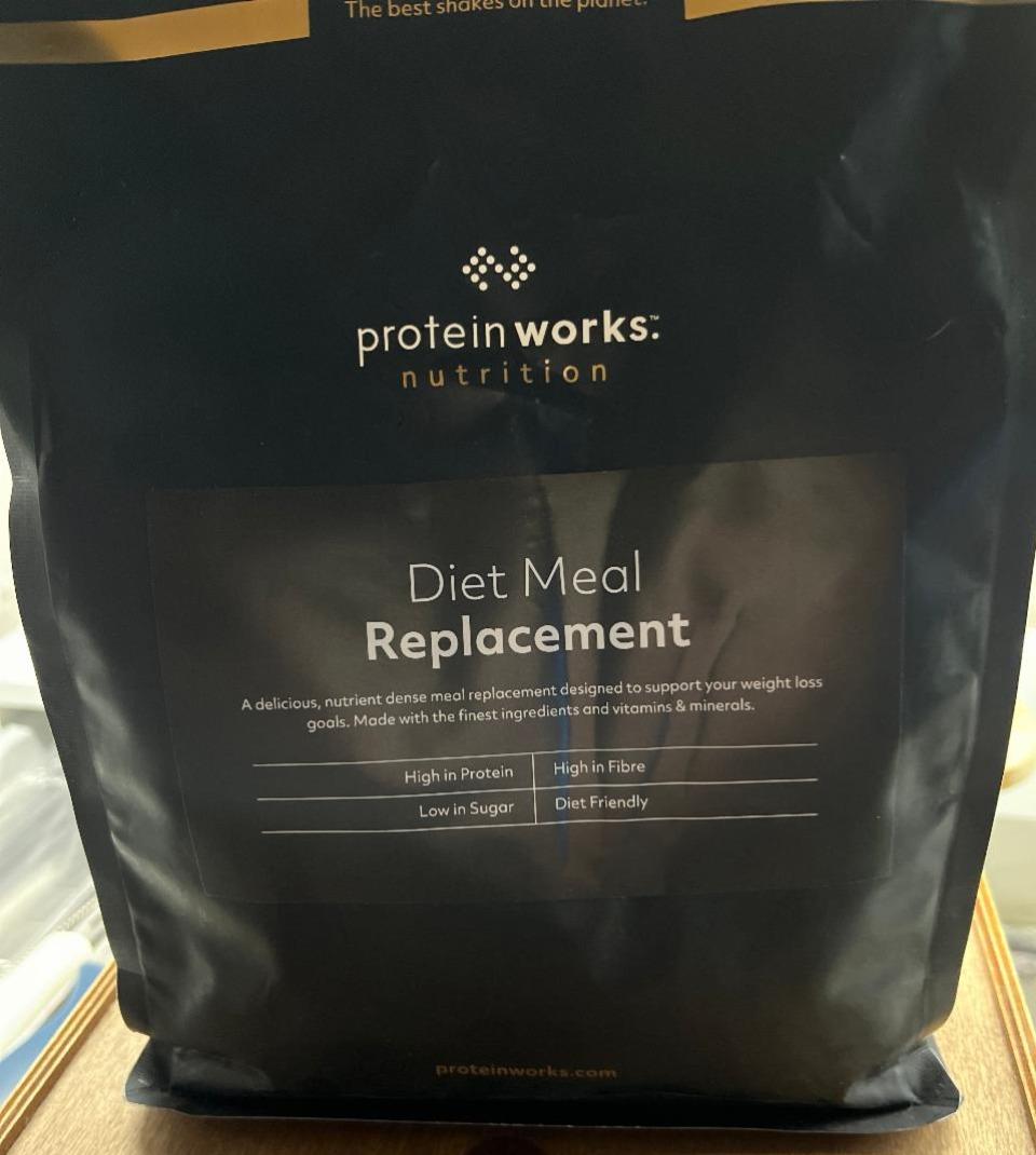 Fotografie - Diet Meal Replacement Chocolate Silk Protein works nutrition