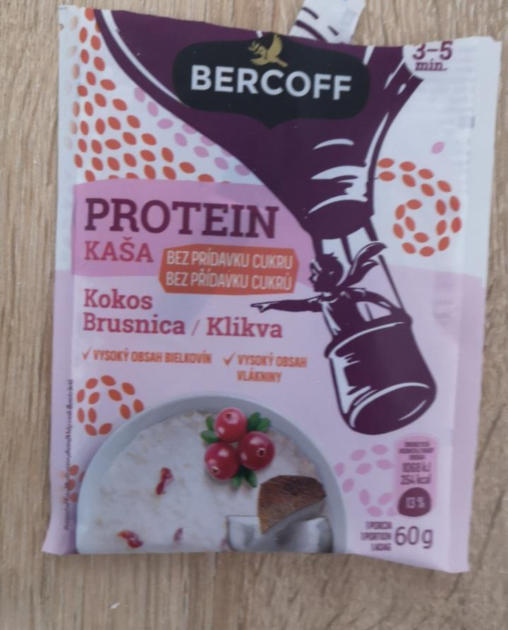 Fotografie - Protein kaša kokos brusnica - Bercoff