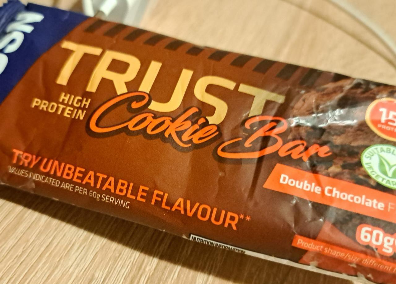 Fotografie - Trust Cookie Bar Double Chocolate Flavour USN