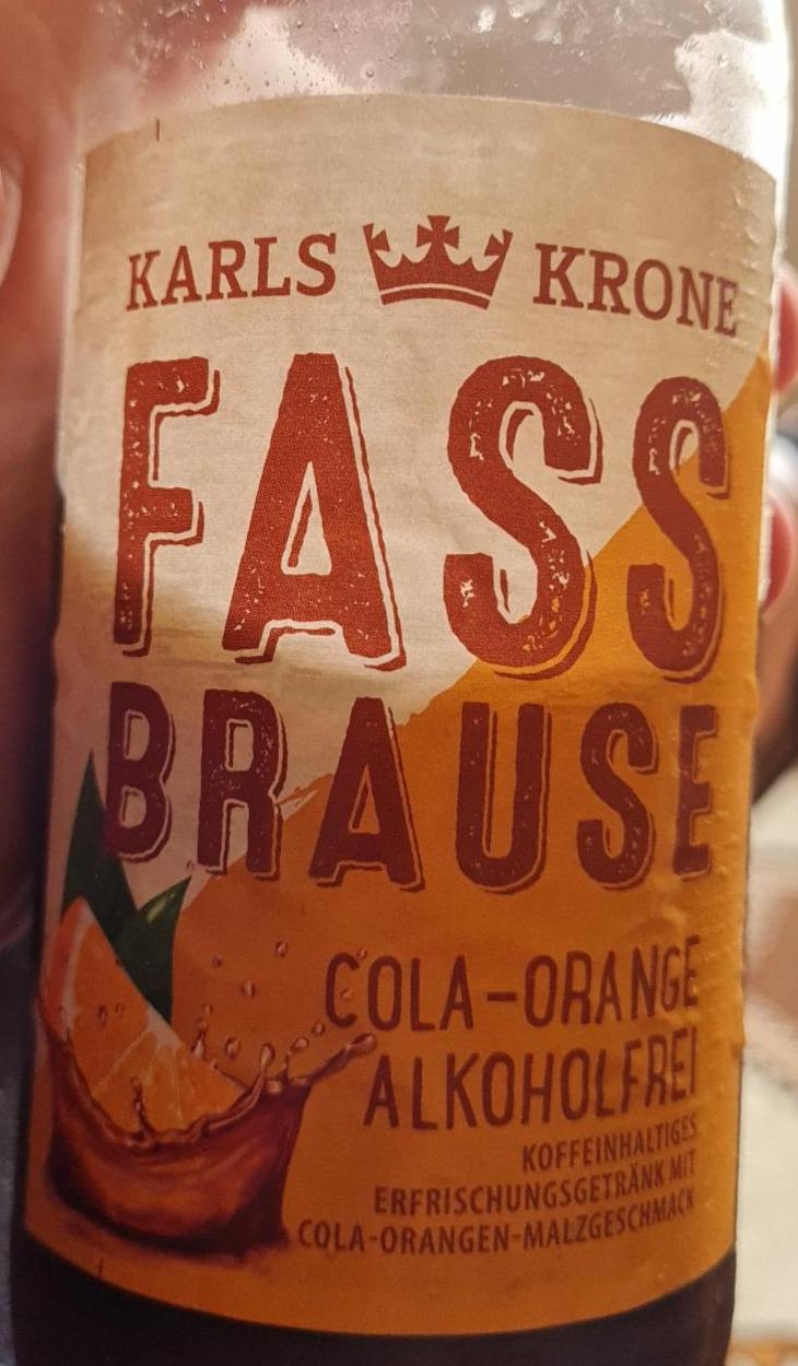 Fotografie - Fassbrause Cola-Orange Karls Krone