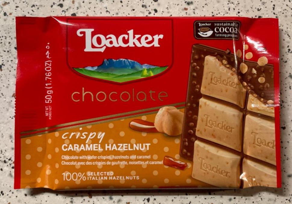 Fotografie - Chocolate crispy caramel hazelnut Loacker