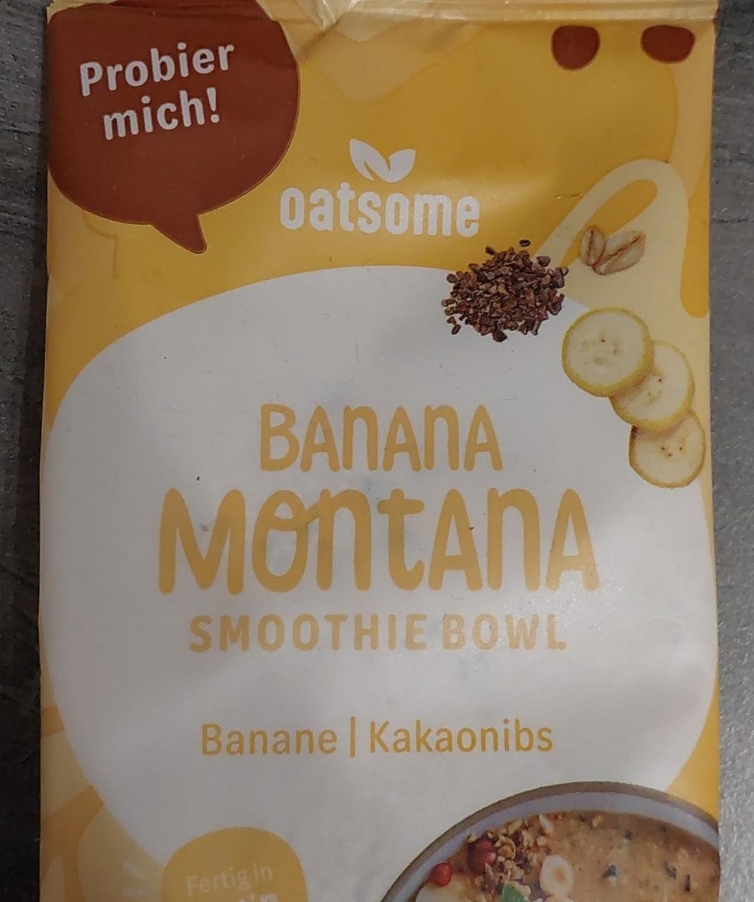 Fotografie - Banana montana smoothie bowl Oatsome